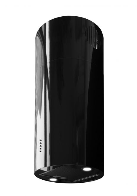 Вытяжка островная Cylindro Eco Black Glossy - Черный глянец - zdjęcie produktu 4