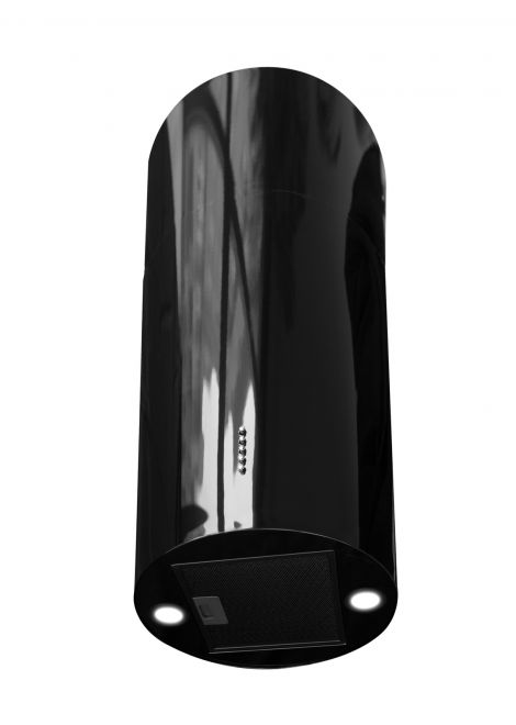 Вытяжка островная Cylindro Eco Black Glossy - Черный глянец - zdjęcie produktu 7
