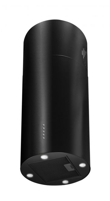 Вытяжка островная Cylindro Eco 4LED Black Matt - Черный мат - zdjęcie produktu 3