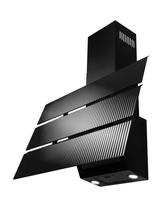Вытяжка пристенная Merido Moderno Glass Black - Черный глянец - zdjęcie produktu 6