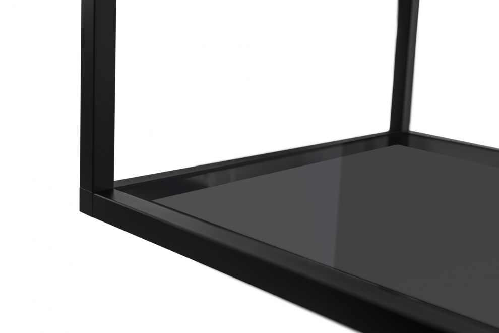Вытяжка островная Tubo Cage Asymmetric Glass Black Matt - Черный мат - zdjęcie produktu 11