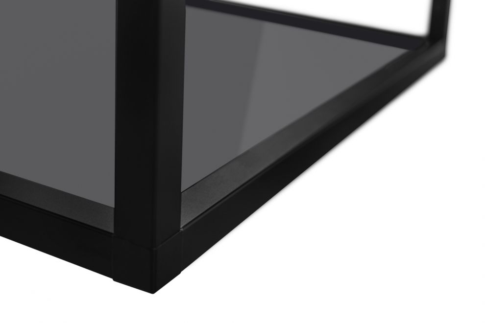 Вытяжка островная Tubo Cage Asymmetric Glass Black Matt - Черный мат - zdjęcie produktu 13