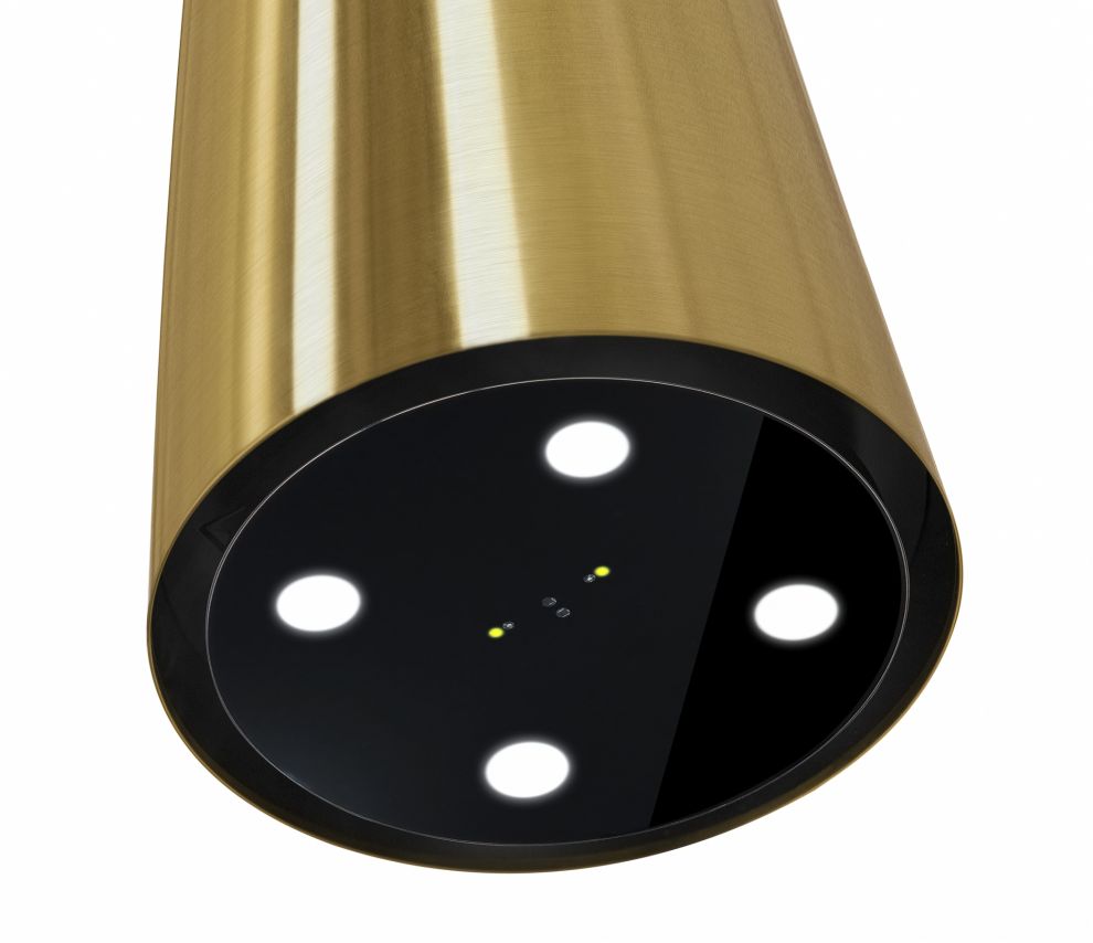 Вытяжка островная Tubo Royal Gold Gesture Control - Золото - zdjęcie produktu 6