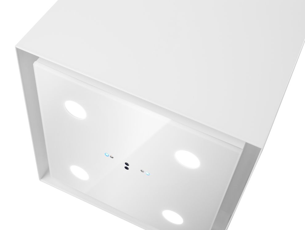Вытяжка островная Quadro Pro White Matt Gesture Control - Белый матовый - zdjęcie produktu 3