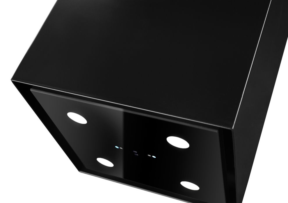 Вытяжка островная Quadro Pro Black Matt Gesture Control - Черный мат - zdjęcie produktu 3