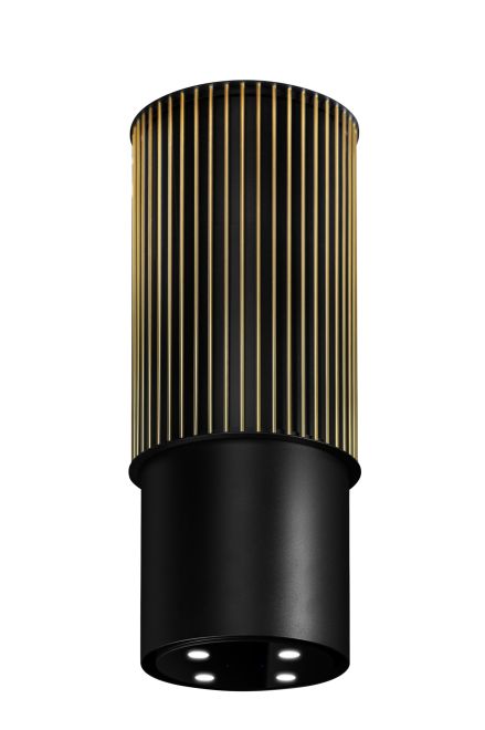 Вытяжка островная Voliera N3 Black-Gold - Фото продукта 3