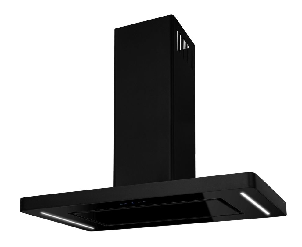 Вытяжка островная Decor Island Black - Черный мат - Фото продукта 10