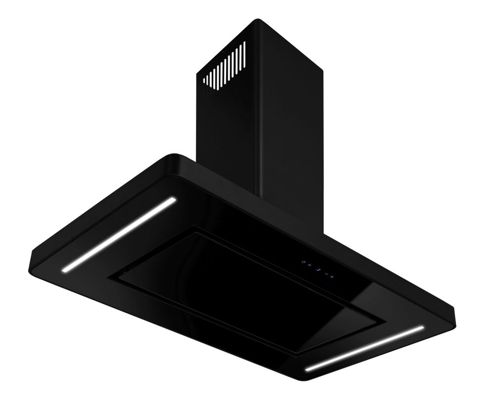 Вытяжка островная Decor Island Black - Черный мат - Фото продукта 5