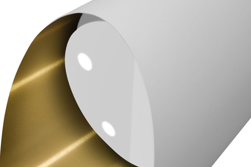 Вытяжка пристенная Hiro OR Color White-Gold - White Matt/Gold - Фото продукта 7