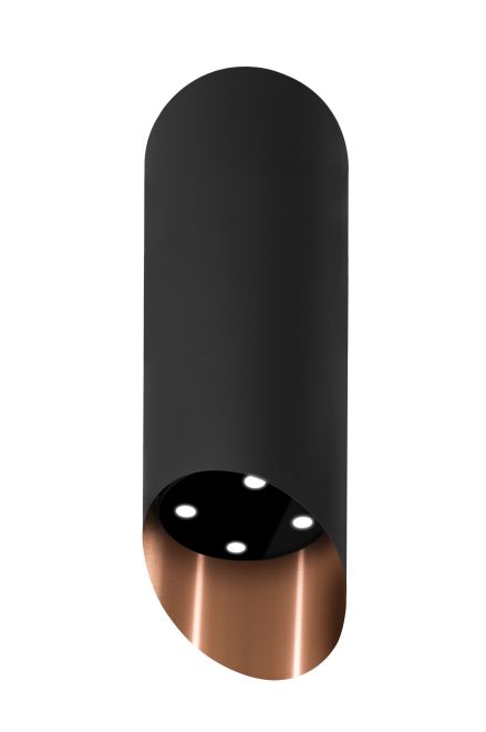 Вытяжка пристенная Hiro OR Color Black-Copper - Black Matt/Copper - Фото продукта 3