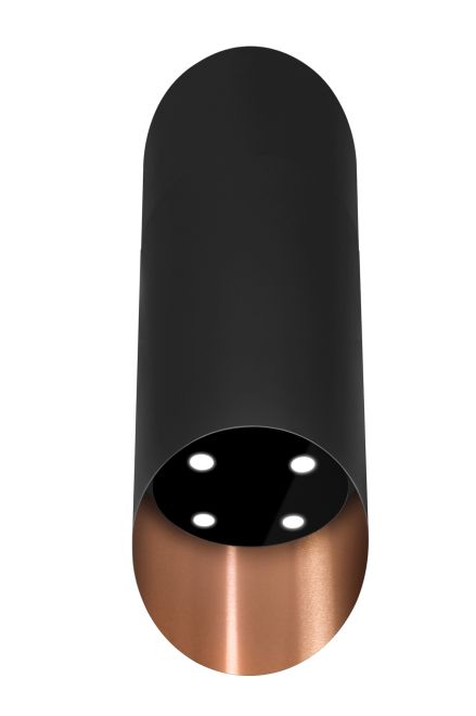 Вытяжка пристенная Hiro OR Color Black-Copper - Black Matt/Copper - Фото продукта 5