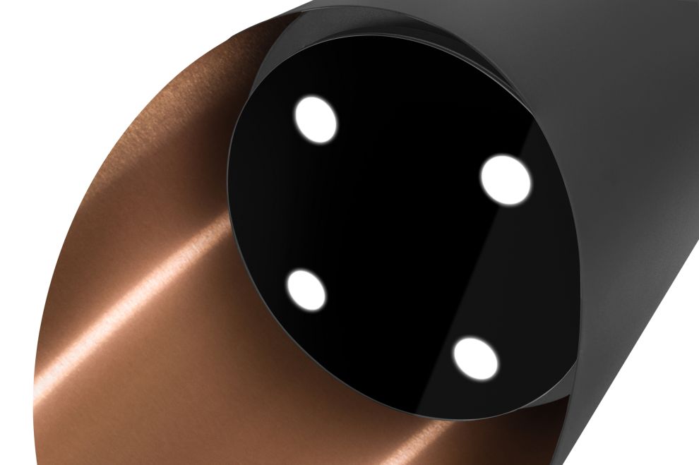 Вытяжка пристенная Hiro OR Color Black-Copper - Black Matt/Copper - Фото продукта 7