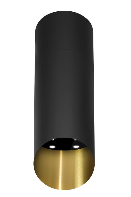 Вытяжка пристенная Hiro OR Color Black-Gold - Black Matt/Gold - Фото продукта 4