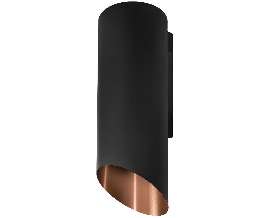 Вытяжка пристенная Hiro OR Color Black-Copper - Black Matt/Copper - Фото продукта