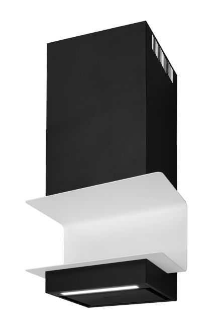 Вытяжка пристенная C-Shelf Black-White - Черный мат - Фото продукта 3
