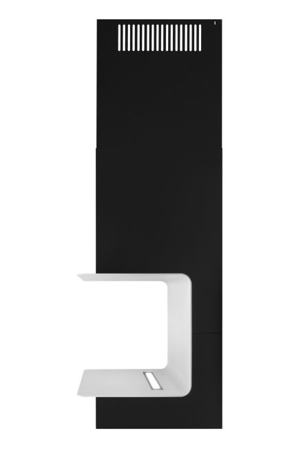 Вытяжка пристенная C-Shelf Black-White - Черный мат - Фото продукта 5