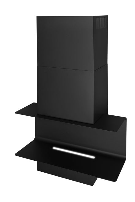 Вытяжка пристенная C-Shelf Black-Black - Черный мат - Фото продукта 7