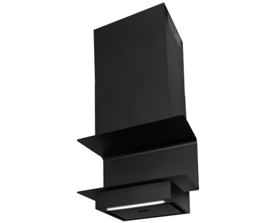 Вытяжка пристенная C-Shelf Black-Black - Черный мат - Фото продукта 15