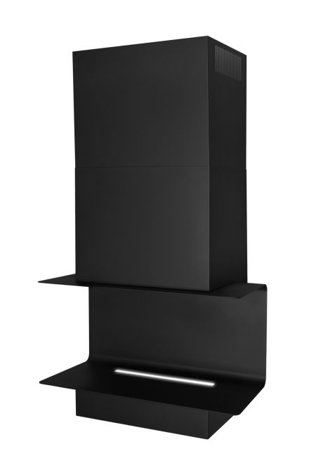 Вытяжка пристенная C-Shelf Black-Black - Черный мат - Фото продукта 17
