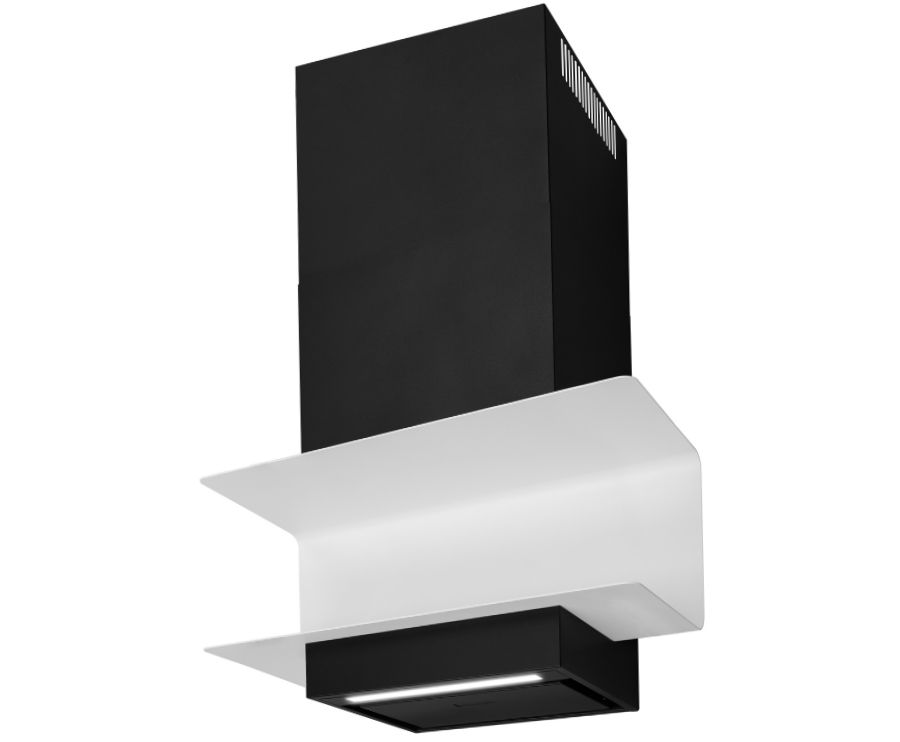 Вытяжка пристенная C-Shelf Black-White - Черный мат - Фото продукта
