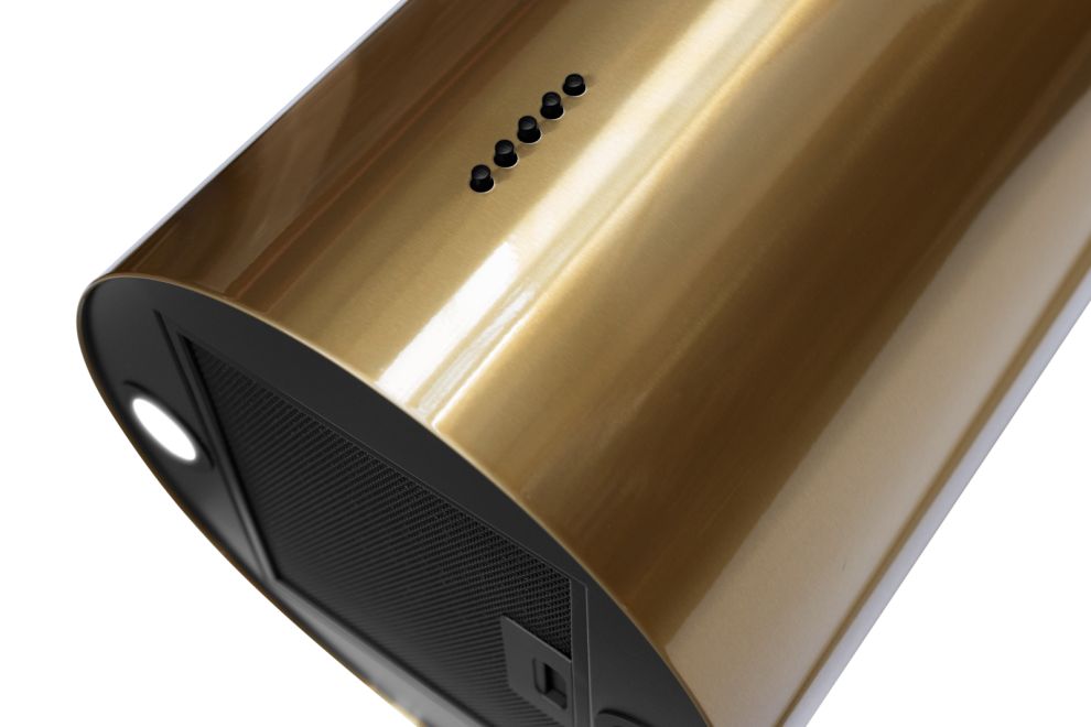 Вытяжка пристенная Cylindro OR Eco Złoty - Золото - Фото продукта 8