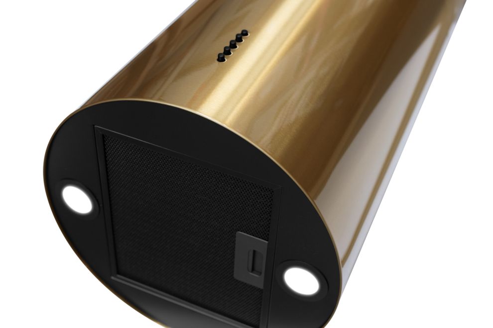 Вытяжка пристенная Cylindro OR Eco Złoty - Золото - Фото продукта 7