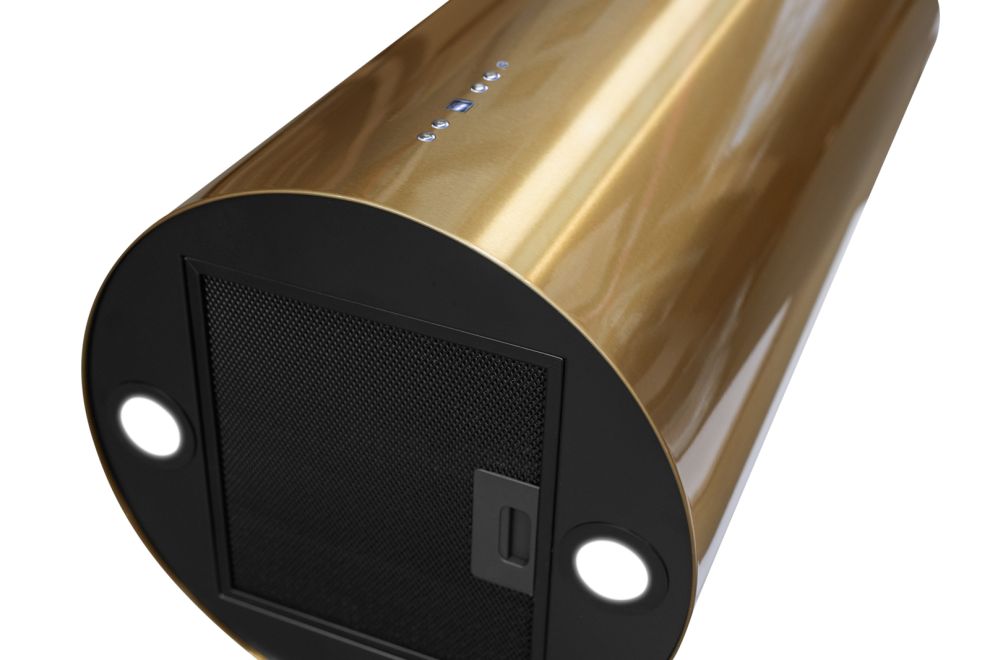 Вытяжка пристенная Cylindro OR Złoty BLDC - Золото - Фото продукта 8