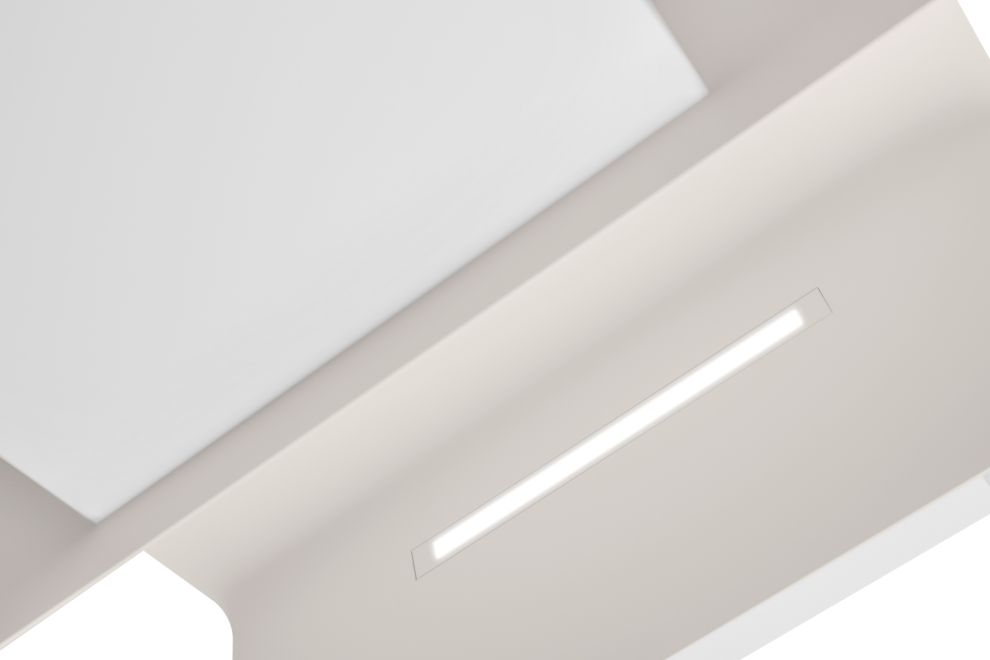 Вытяжка пристенная C-Shelf White-Kashmir - Белый матт/Кашемир - Фото продукта 11