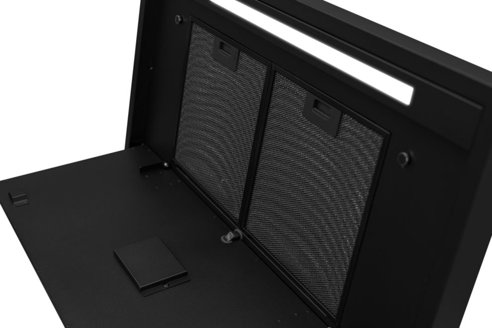 Вытяжка островная Magnetic Island Black Matt Gesture Control - Черный мат - Фото продукта 9