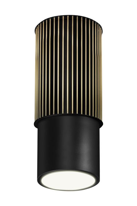 Вытяжка островная Voliera N3 Black-Gold Gesture Control - Черный мат - Фото продукта 3