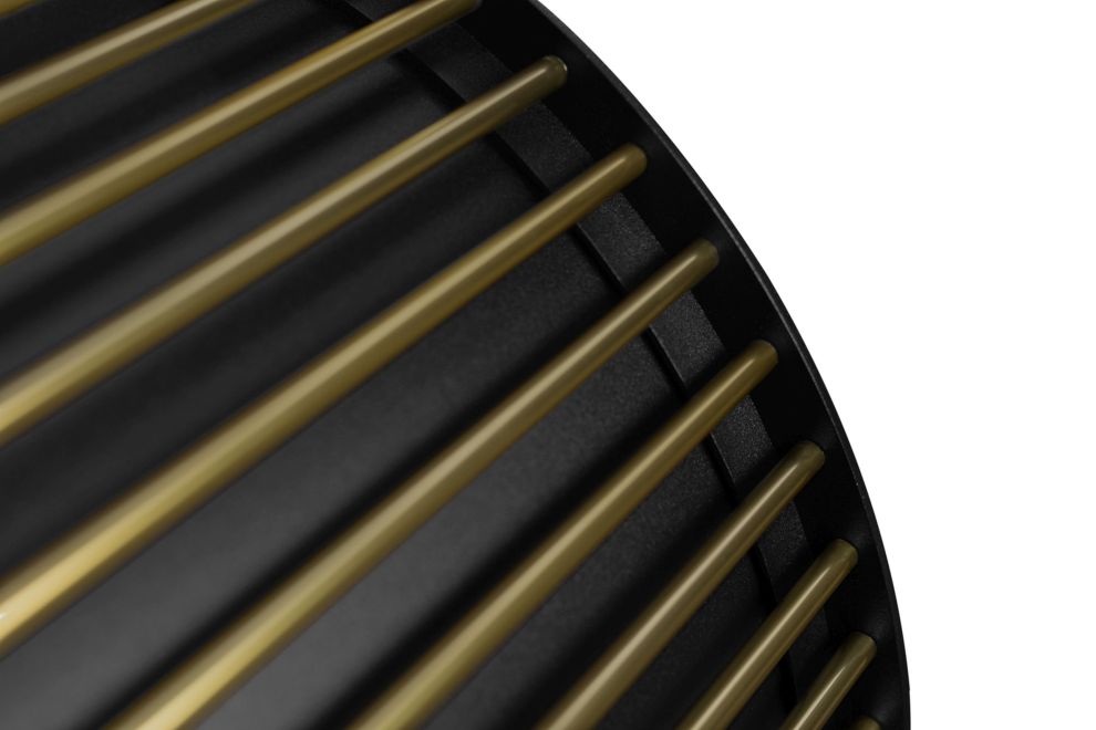 Вытяжка островная Voliera N3 Black-Gold Gesture Control - Черный мат - Фото продукта 7
