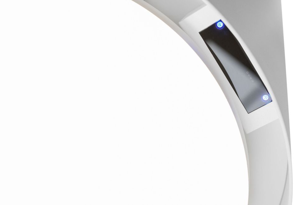 Вытяжка островная Voliera N1 White-White Gesture Control - Белый матовый - Фото продукта 6
