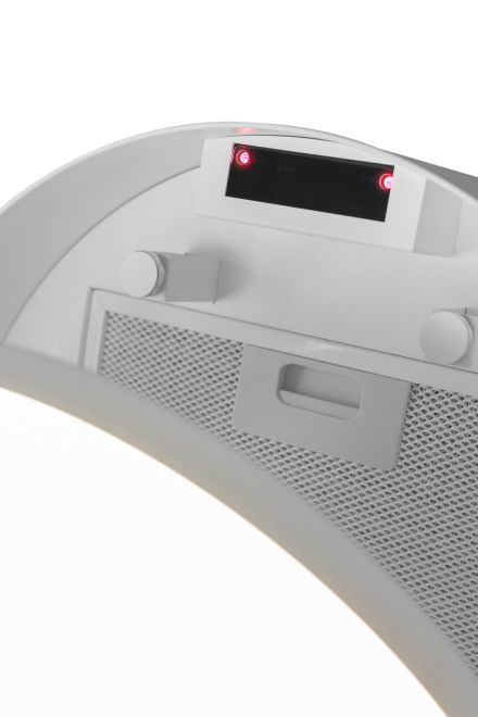 Вытяжка островная Voliera N3 White-White Gesture Control - Белый матовый - Фото продукта 7