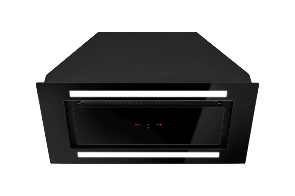 Вытяжка встраиваемая Lando Glass 2Strips Gesture Control Black - Фото продукта 5