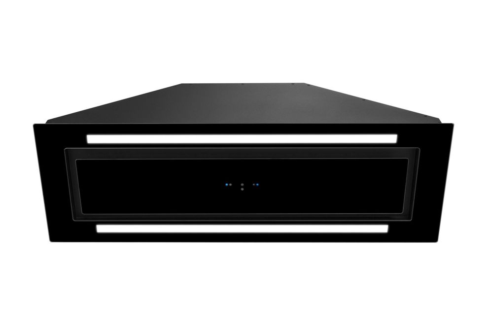 Вытяжка встраиваемая Lando Glass 2Strips Gesture Control Black - Фото продукта 12