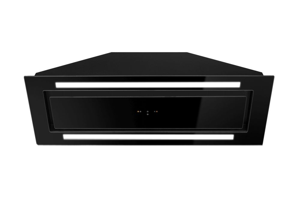 Вытяжка встраиваемая Lando Glass 2Strips Gesture Control Black - Фото продукта 14
