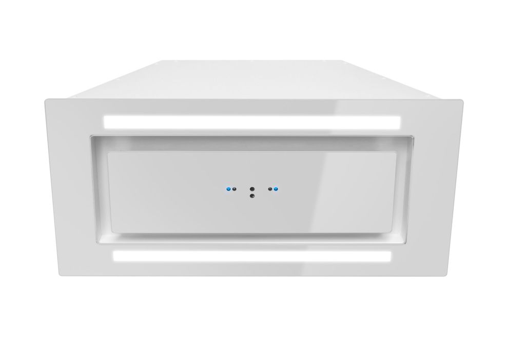 Вытяжка встраиваемая Lando Glass 2Strips Gesture Control White - Белый - Фото продукта 3