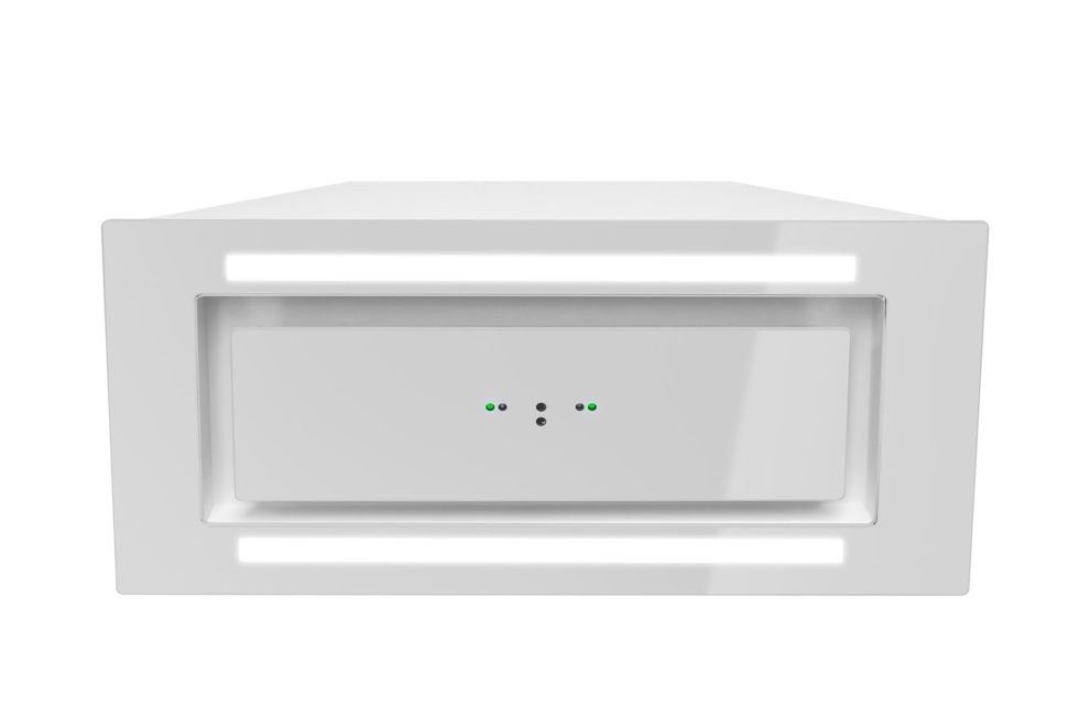 Вытяжка встраиваемая Lando Glass 2Strips Gesture Control White - Белый - Фото продукта 6