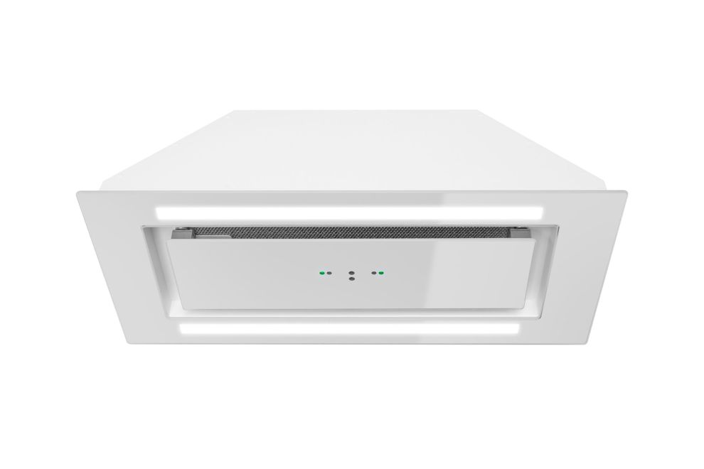 Вытяжка встраиваемая Lando Glass 2Strips Gesture Control White - Белый - Фото продукта 8