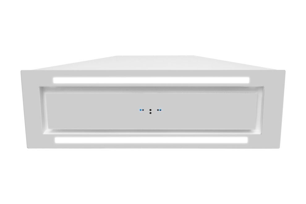 Вытяжка встраиваемая Lando Glass 2Strips Gesture Control White - Белый - Фото продукта 15