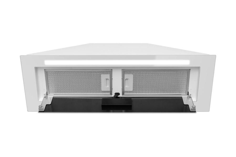 Вытяжка встраиваемая Lando Glass 2Strips Gesture Control White - Белый - Фото продукта 18