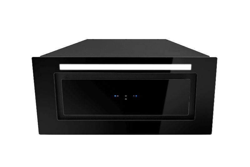 Вытяжка встраиваемая Lando Glass Gesture Control Black - Фото продукта