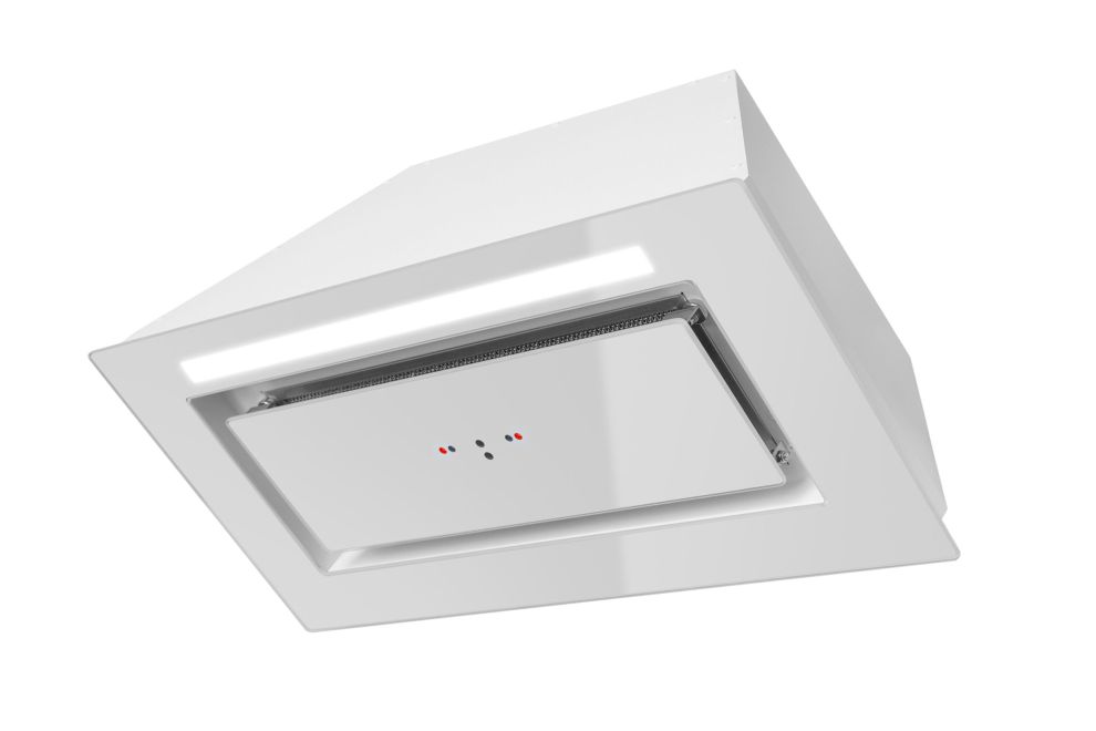 Вытяжка встраиваемая Lando Glass Gesture Control White - Белый - Фото продукта 4
