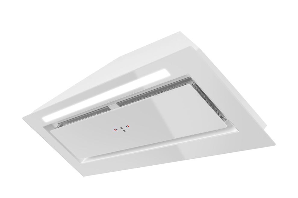 Вытяжка встраиваемая Lando Glass Gesture Control White - Белый - Фото продукта 14