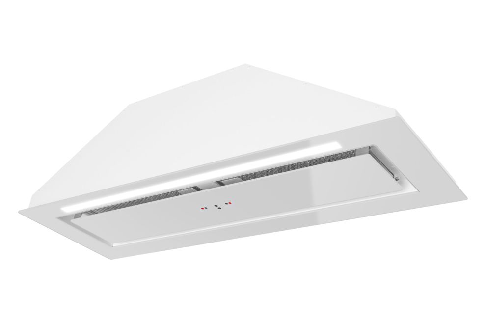Вытяжка встраиваемая Lando Glass Gesture Control White - Белый - Фото продукта 16