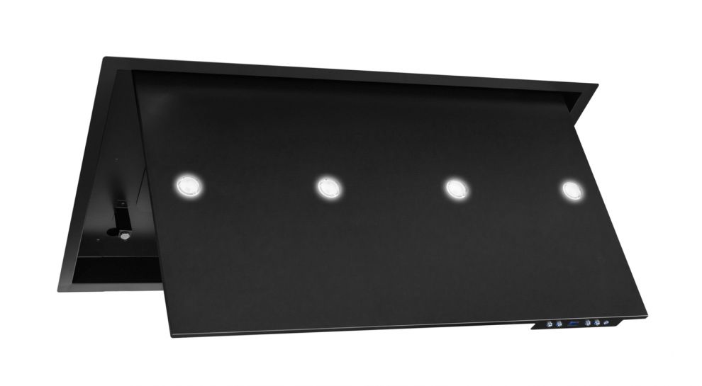 Вытяжка потолочная Planet Super Slim Black Matt - Черный мат - zdjęcie produktu 8