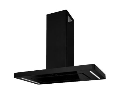 Вытяжка островная Decor Island Black - Черный мат - 60 см / 90 см