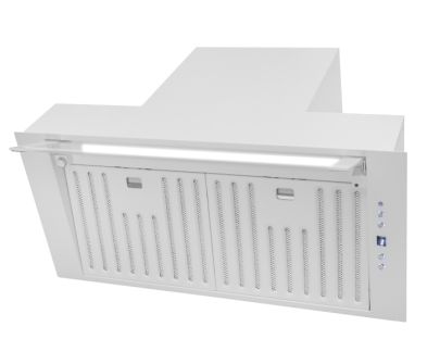 Вытяжка встраиваемая Prato White Matt - Белый - 59,5 см / 89,5 см