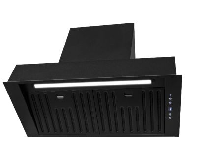 Вытяжка встраиваемая Prato Eco Black Matt - Черный мат - 59,5 см / 89,5 см
