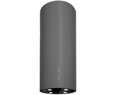 Вытяжка островная Tubo Antracyte - Антрацит - 40 см